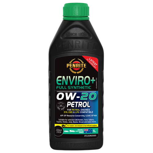 Penrite Enviro + Full Synthetic Engine Oil 1L 0W20 EPLUS0W20001