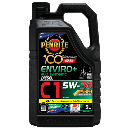 Penrite Enviro+ C1 Full Synthetic Engine Oil  5l 5w30 EPLUSC1005 