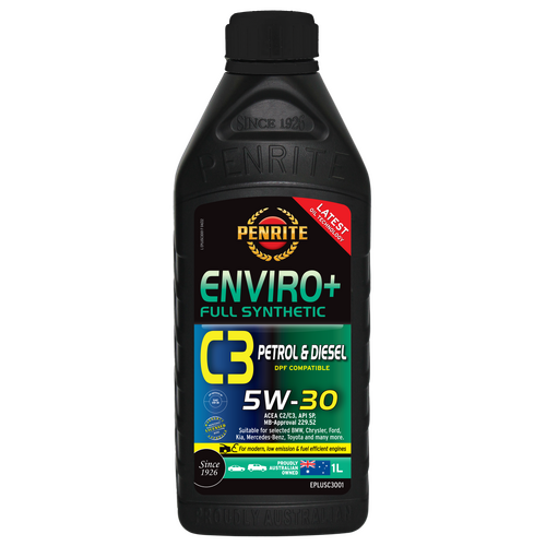 PENRITE  Enviro+ C3 Full Synthetic Engine Oil  1L 5w30 EPLUSC3001  