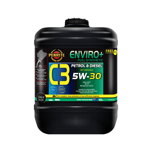 Penrite Enviro+ C3 5W-30 Full Synthetic Engine Oil - 10L (EPLUSC3010)