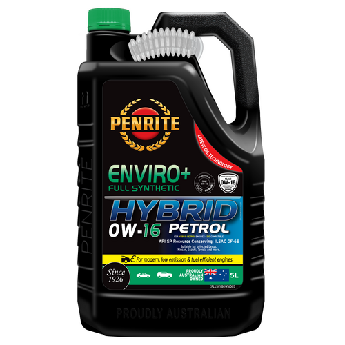 Penrite Enviro+ Hybrid Petrol Full Synthetic Engine Oil  5l 0w16 EPLUSHYB0W16005 