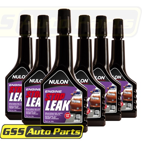 Nulon Engine Stop Leak Box Of 6 X 300ml Bottles ESLx6