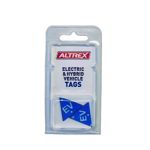 Altrex Electric and Hybrid Vehicle Tags EV2MS Pack of 2