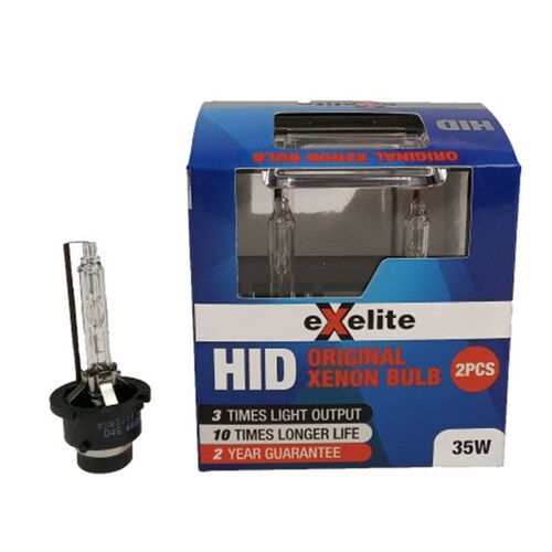 Exelite Hid Headlight Globes Xenon 6000K (2Pc) D4S EXD4S
