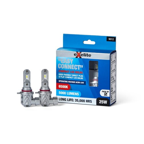 Exelite Led Headlight Conversion Kit 6500K Easy Connect (2Pc) HIR2 EXEC9012