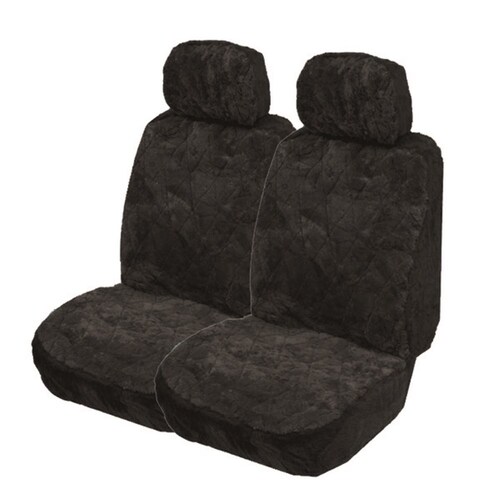 Explorer Universal Sheepskin Seat Covers Black EXP30DSBLK