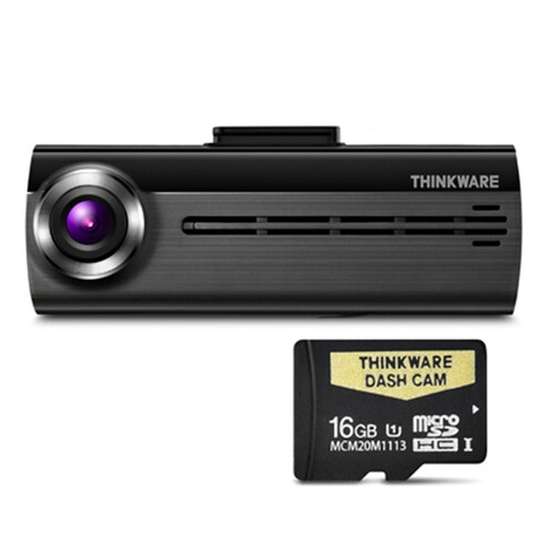 Thinkware F200 Full HD Front Only Dash Cam with 16GB SD Card - F20016