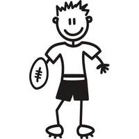 Genuine My Family Sticker - Father with Football