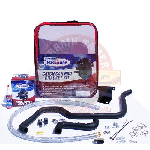 Flashlube Oil Catch Can Pro With Vehicle Specific Fitting Kit FCCKT07