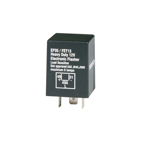 Tridon Flasher Relay Can 12v 3pin FET13