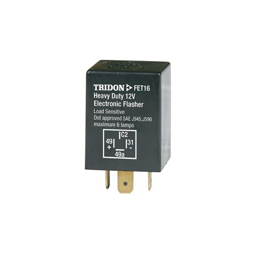 Tridon Flasher 12v 4pin Outage FET16PAC