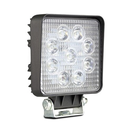 LED Auto Lamps High Powered Flood Lamp in Square Alloy Housing - 27 Watt Output (FL1)