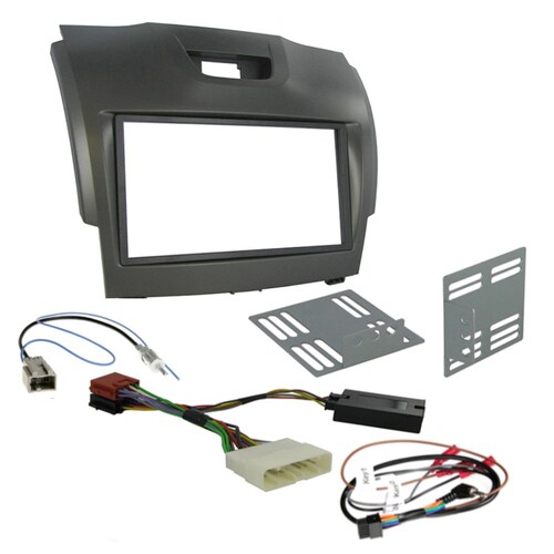 Aerpro Double Din Gunmetal Grey Install Kit FP8061SK