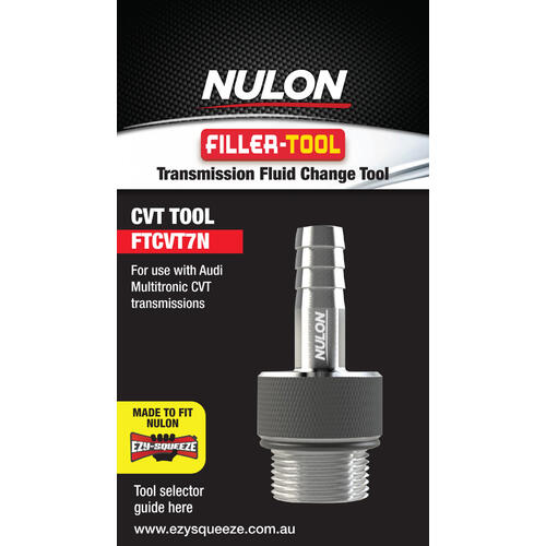 Nulon Filler Tool Suits Ezy-squeeze For Cvt Multitronic (ftcvt7n) FTCVT7N