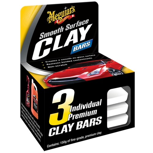 Meguiar's Smooth Surface Clay Bar 3-Pack G1117