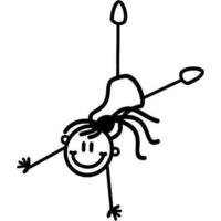 Genuine My Family Sticker - Girl Doing Gymnastics