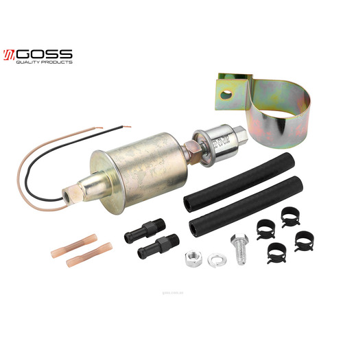 Goss Universal Electric Fuel Pump 12V 5-9psi 113L/h GE003