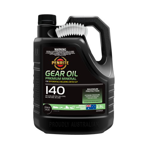 Penrite Gear Oil Mineral 140  2.5l Sae140 GO1400025 