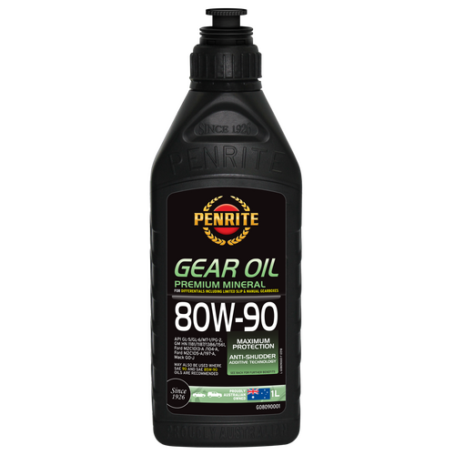 Penrite Premium Mineral 80W-90 Gear Oil 1L GO8090001