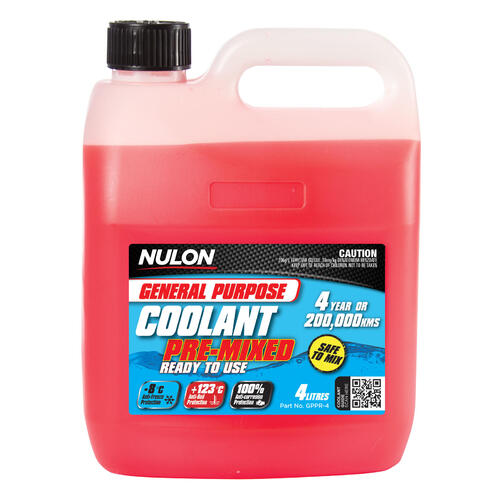 GENERAL PURPOSE COOLANT PREMIX RED 4L