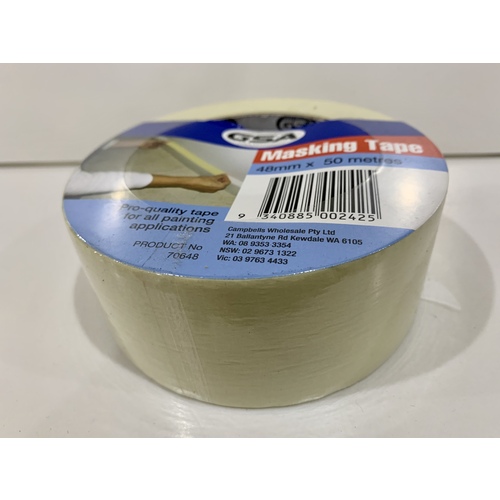 GSA Masking Tape 48mm X 50mtr GSA-70648 70648