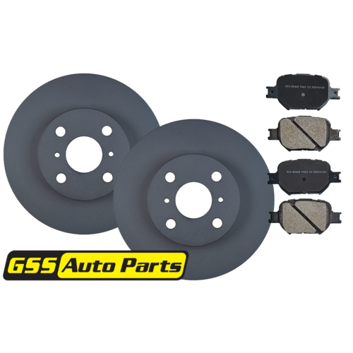 Front Brake Disc Rotors (pair) & Brake Pads GSS7779-GP1431 