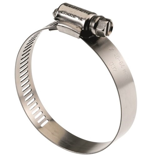 Tridon Stainless Steel Screw Clamp (Twin Pack) 2PK HAS016C