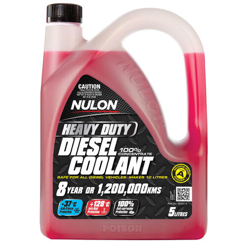 Nulon Heavy Duty Diesel Coolant Concentrate 5l HDDC-5