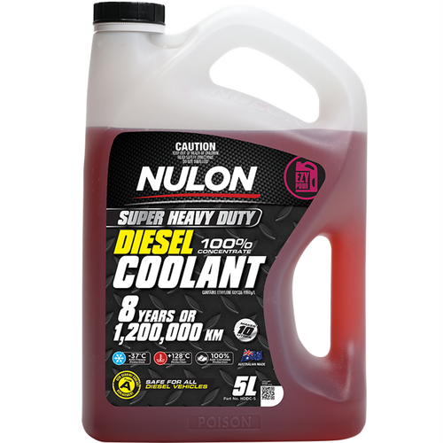 Nulon Super Heavy Duty Diesel Coolant 100% Concentrate - 5L (HDDC-5)