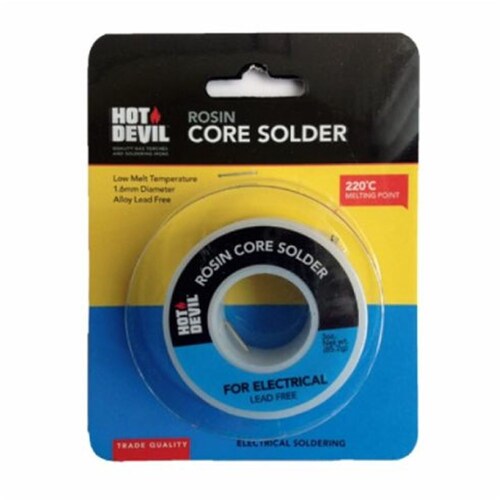 Hot Devil 1.6mm Diameter Rosin Core Solder Roll 85g HDRCS