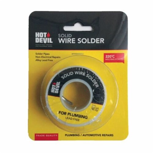 Hot Devil  Solid Wire Solder (plumbing / Auto)    HDSWS  