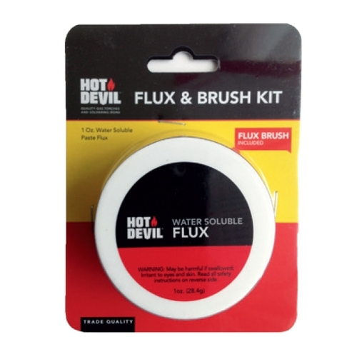 Hot Devil Water Soluble Flux (includes Brush) HDWF 