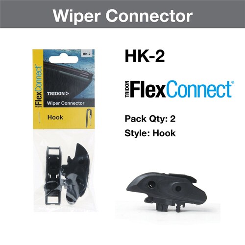 Tridon Wiper Blade Adapter - Connector Hook (Pair) - 2 Pack 2PK HK-2