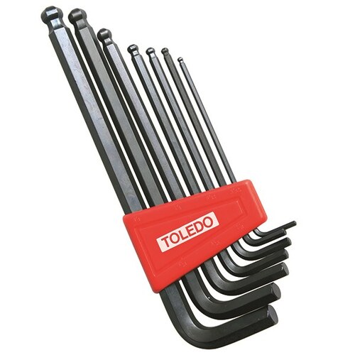 Toledo Hex Key Set Ball Point Metric 7pc HKM HKM
