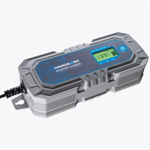 Hardkorr Hkpbatchg6A 6A Ac 6/12V Agm And Lithium (Lifepo4) Compatible Automatic Battery Charger HKPBATCHG6A