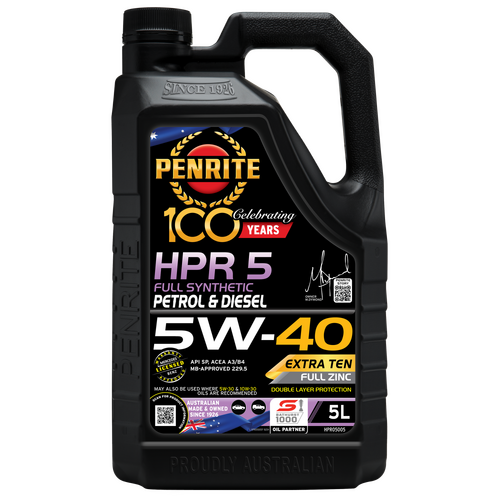 Penrite Hpr5 Full Synthetic Engine Oil 5l 5w40 HPR05005