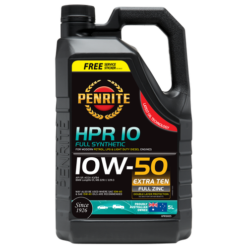 Penrite Hpr10 Full Synthetic Engine Oil 5l 10w50 HPR10005