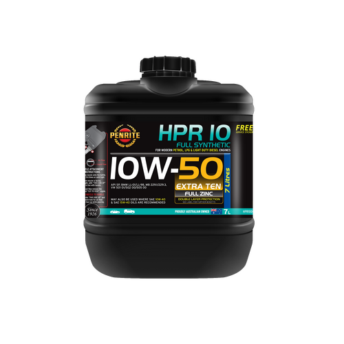 Penrite Hpr10 Full Synthetic Engine Oil  7l 10w50 HPR10007 