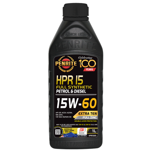 Penrite Hpr15 Full Synthetic Engine Oil 1l 15w60 HPR15001