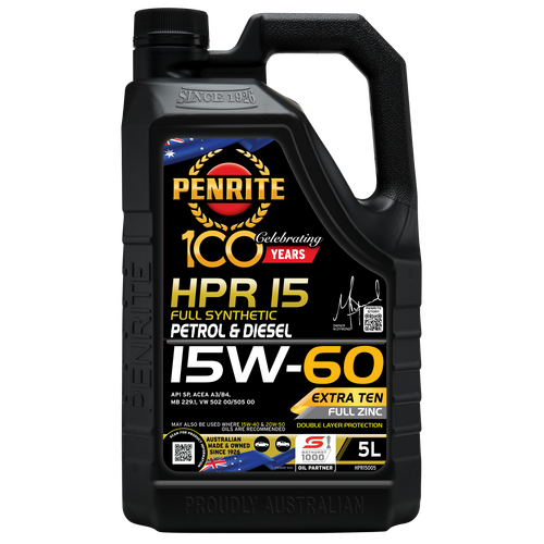 Penrite HPR15 Full Synthetic Engine Oil 15W-60 5L