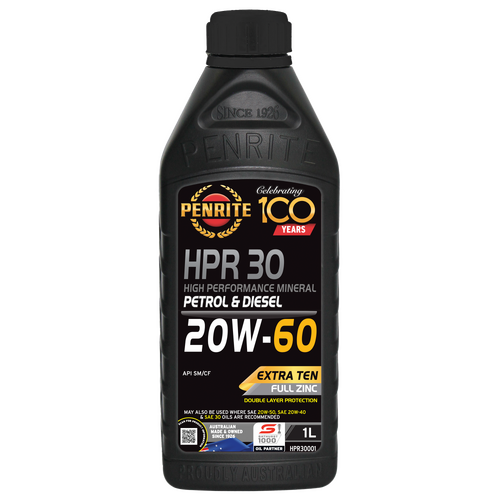 Penrite Hpr30 Mineral Engine Oil 1l 20w60 HPR30001