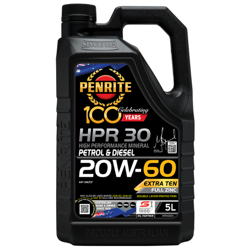 Penrite HPR 30 High Performance Mineral Engine Oil 20W-60 5L (HPR30005)