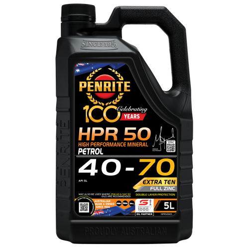 Penrite Hpr50 Mineral Engine Oil 5l 40w70 HPR50005