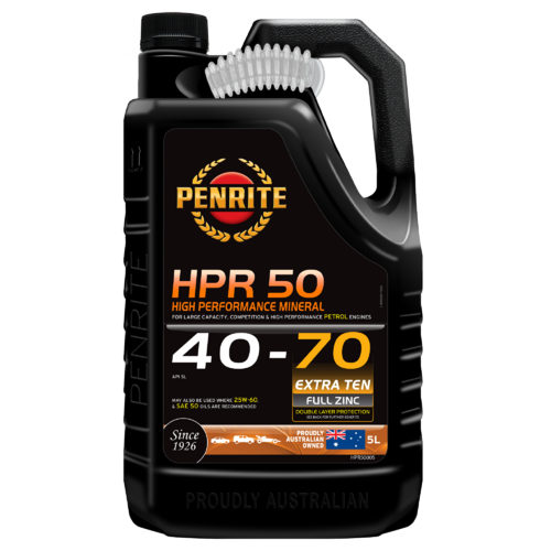 Penrite Hpr50 Mineral Engine Oil 5l 40w70 HPR50005