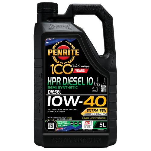 Penrite HPR Diesel 10W-40 Semi Synthetic Diesel Engine Oil - 5L (HPRD10005)