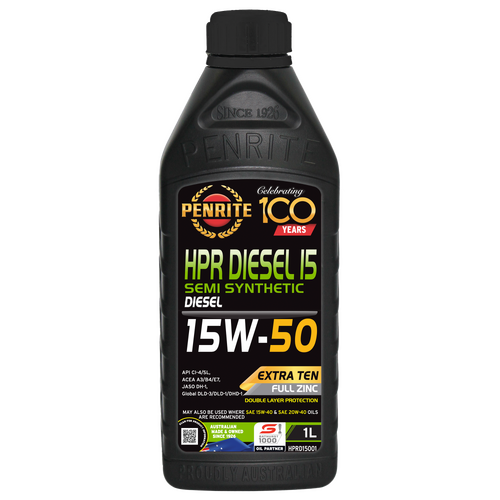 Penrite Hpr Diesel Semi Synthetic Engine Oil 1l 15w50 HPRD15001