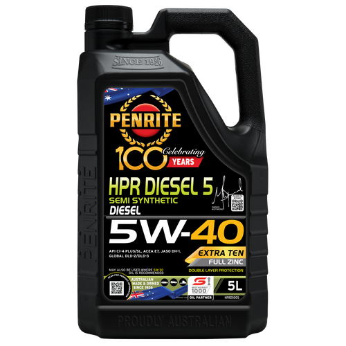 Penrite Diesel 5 Semi-Synthetic 5W-40 Diesel Engine Oil - 5L (HPRD5005)