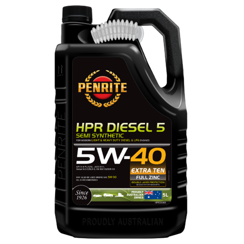 Penrite Hpr Diesel Semi Synthetic Engine Oil 5l 5w40 HPRD5005