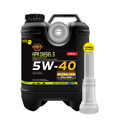 Penrite HPR Diesel 5 Semi Synthetic Diesel Engine Oil 5W-40 10L