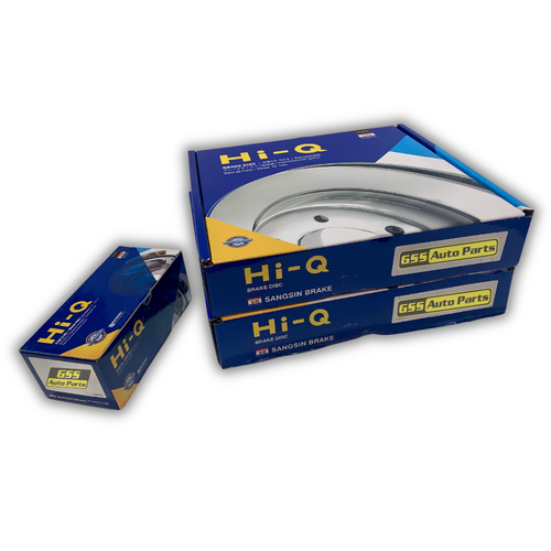 Hi-Q Front Brake Disc Rotors & Pads HQD2314-SDB2400